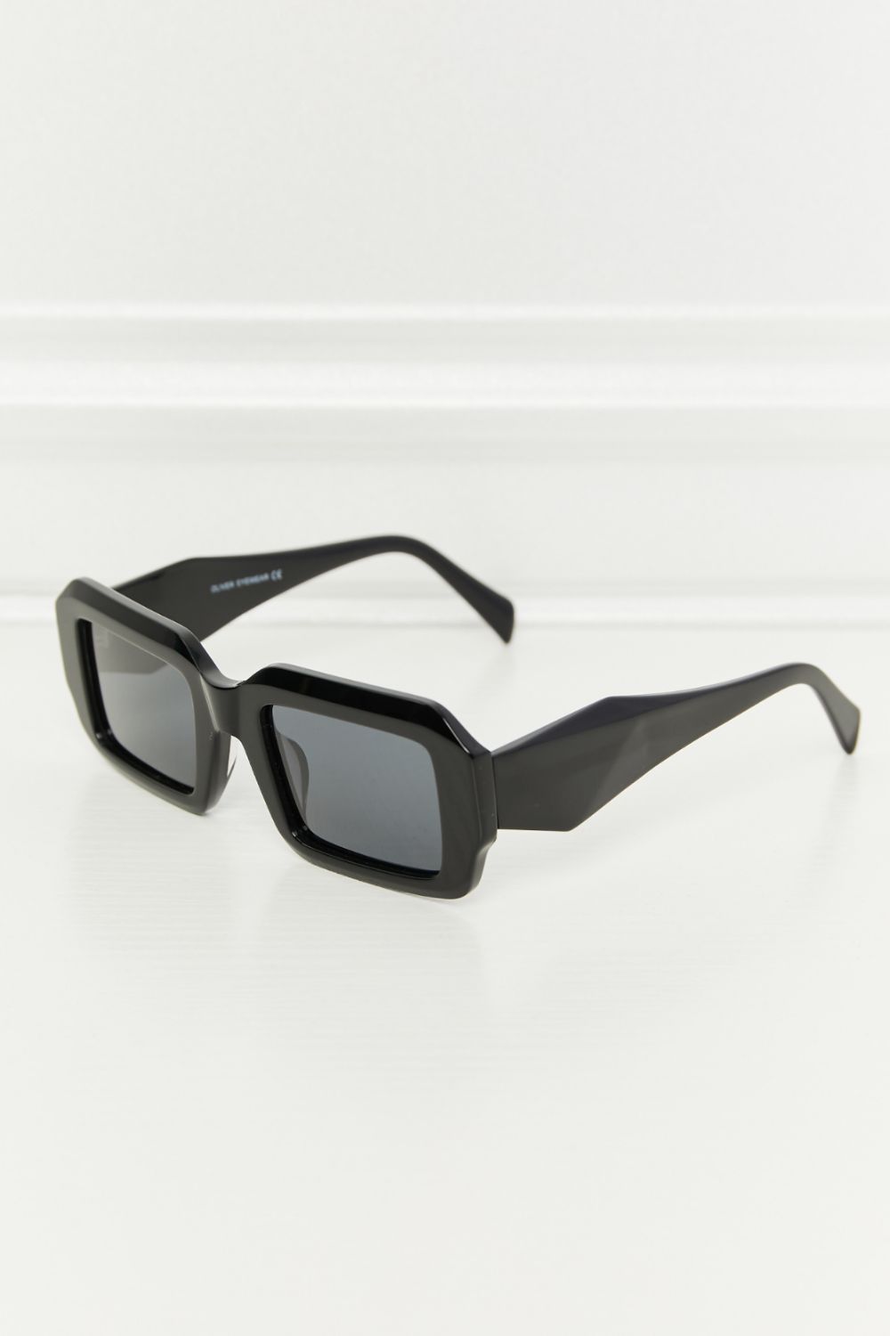 Rectangular Polarized Full Rim Sunglasses