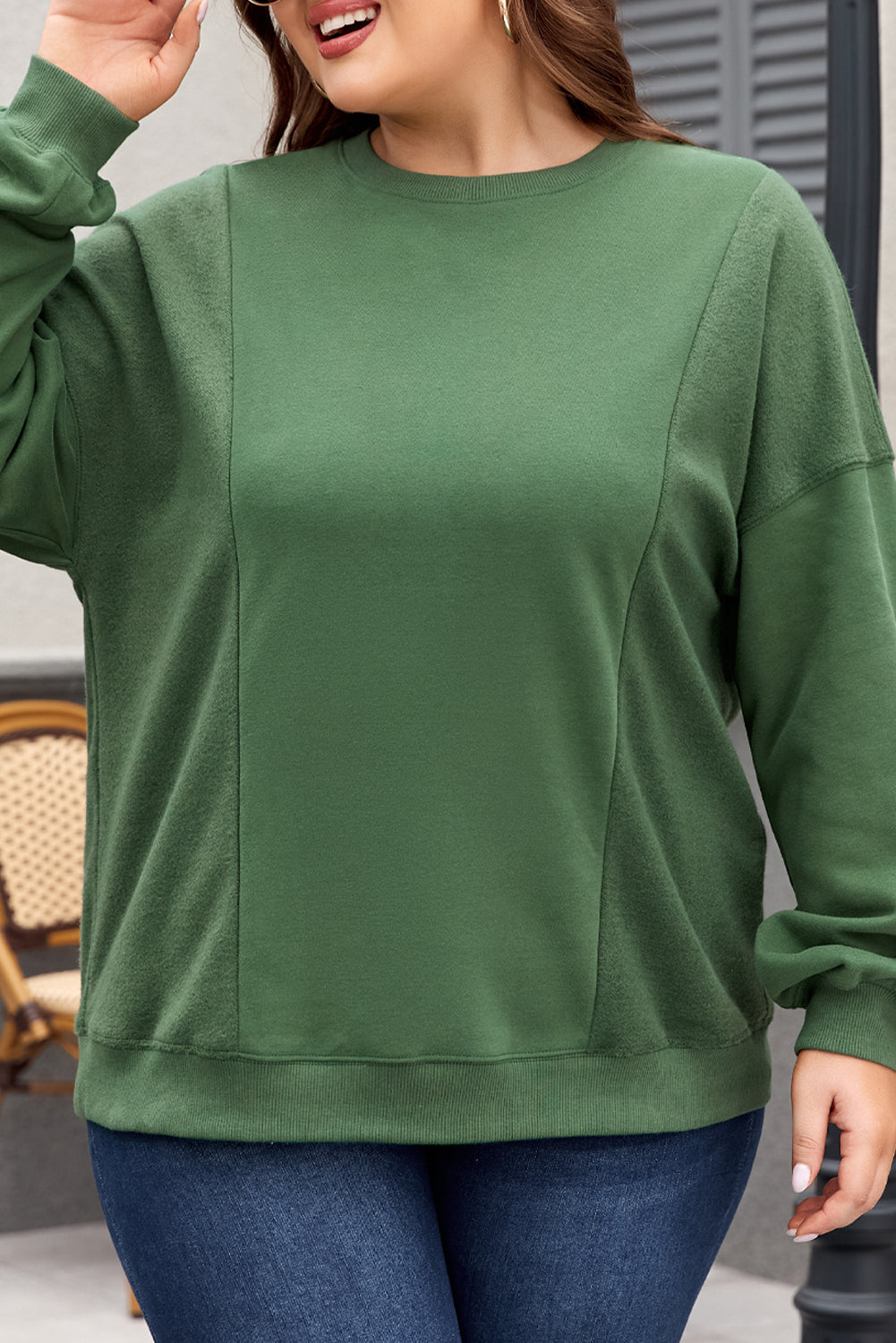 Plus Size Loose Crewneck