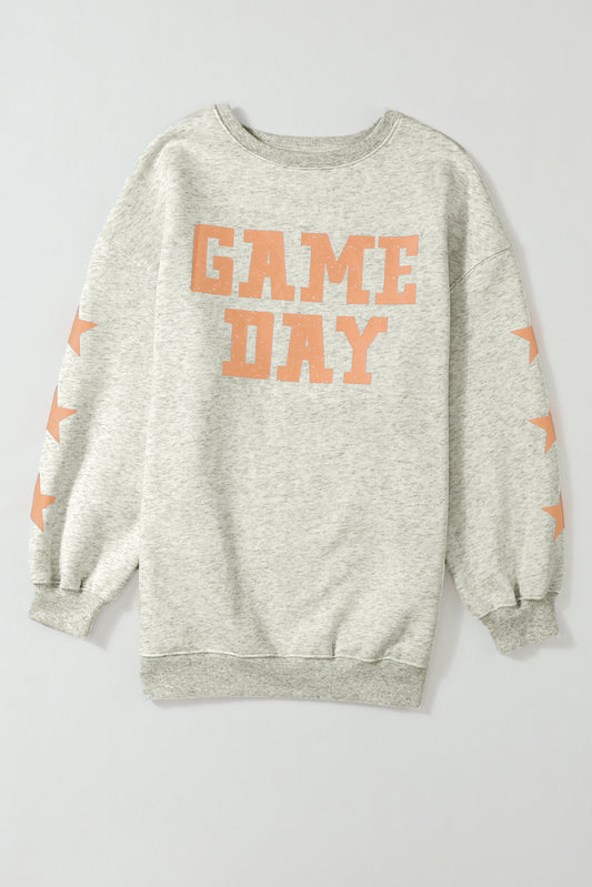 Light Gray Game Day Crewneck