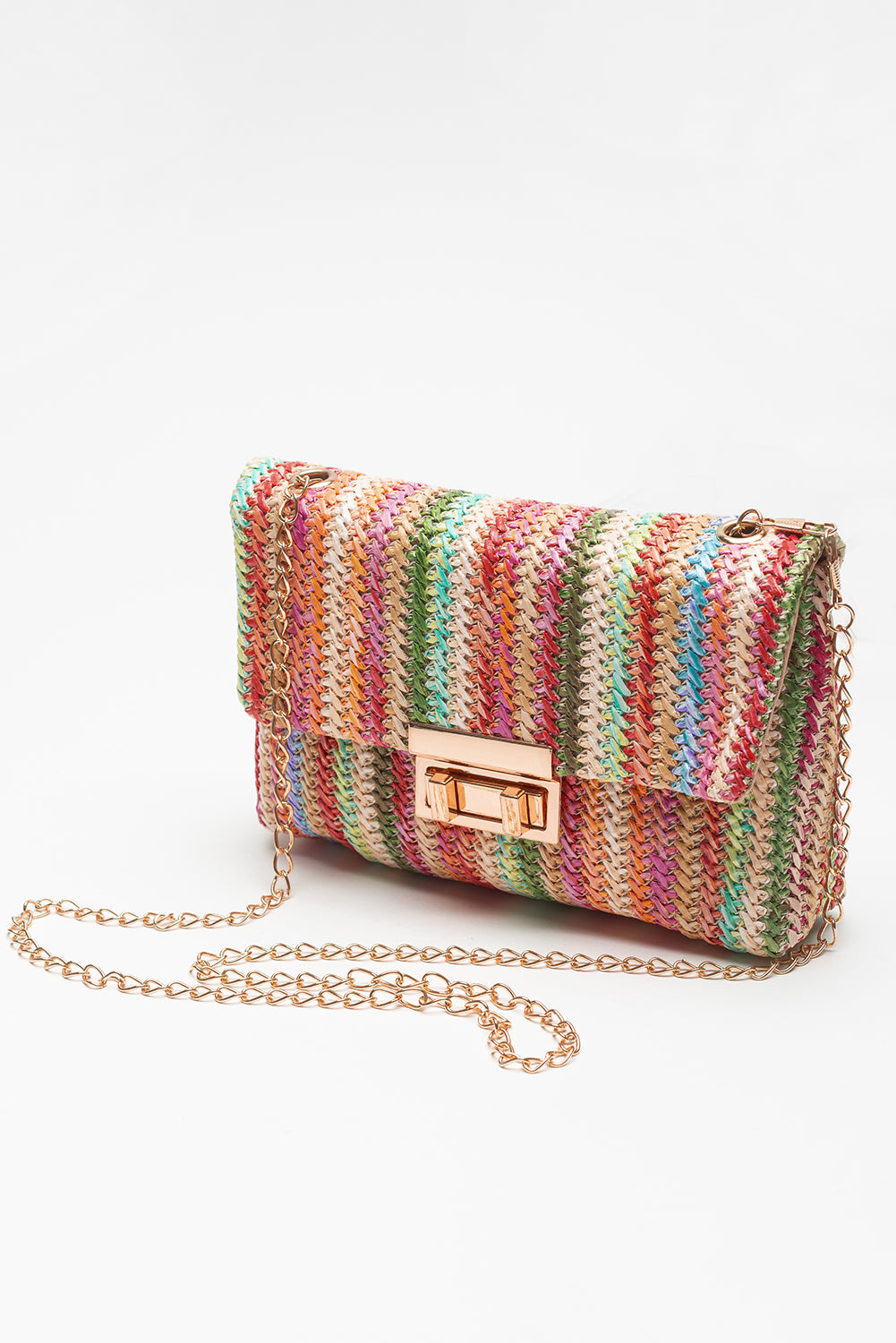 Pastel Bohemian Woven Shoulder Bag