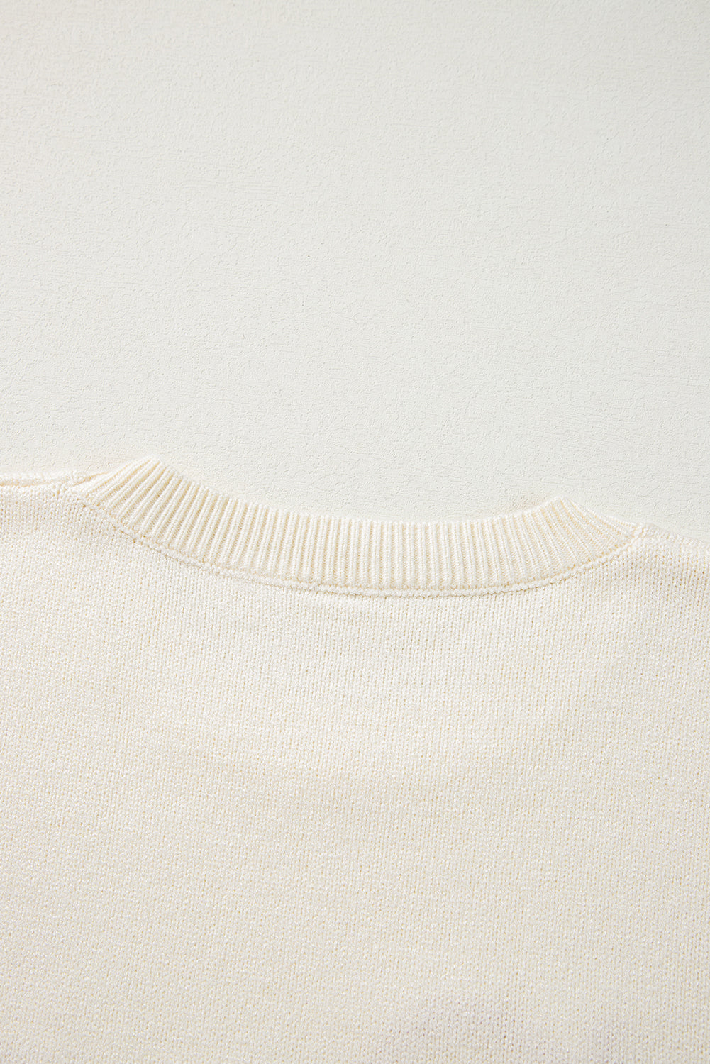 Apricot Boo Knitted Drop Shoulder Sweater