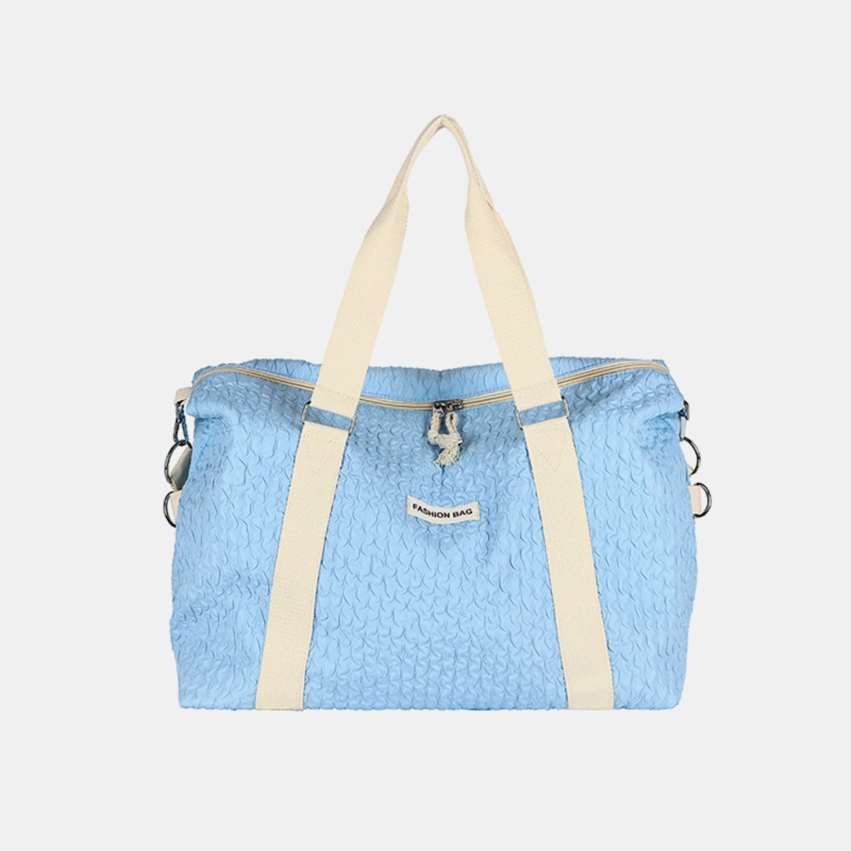 Textured Nylon Duffel Bag