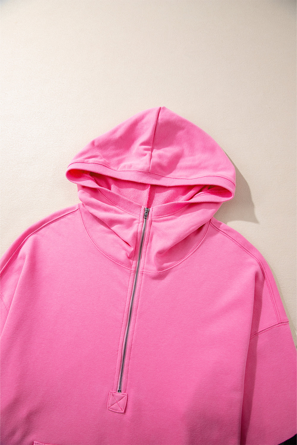 Kangaroo Half-Zip Oversized Hoodie