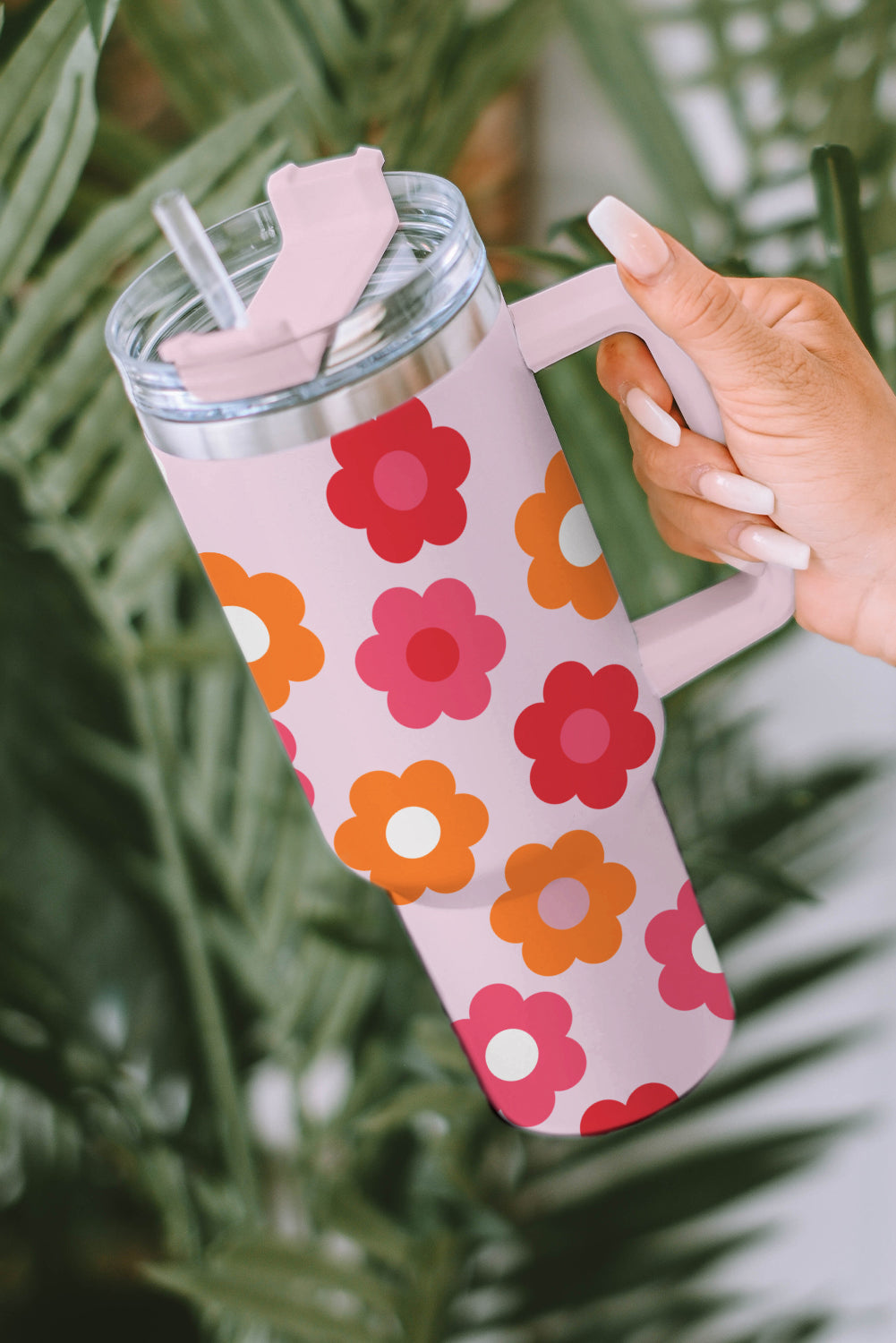 Flower Print Tumbler 40oz