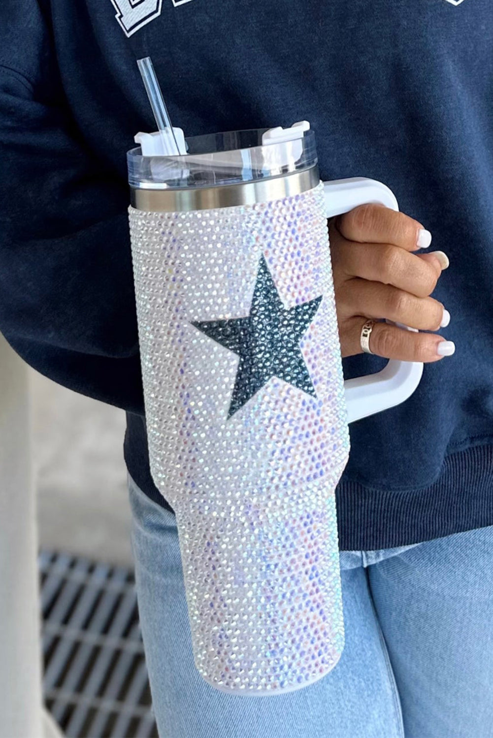 Star Full Rhinestone Tumbler 40oz