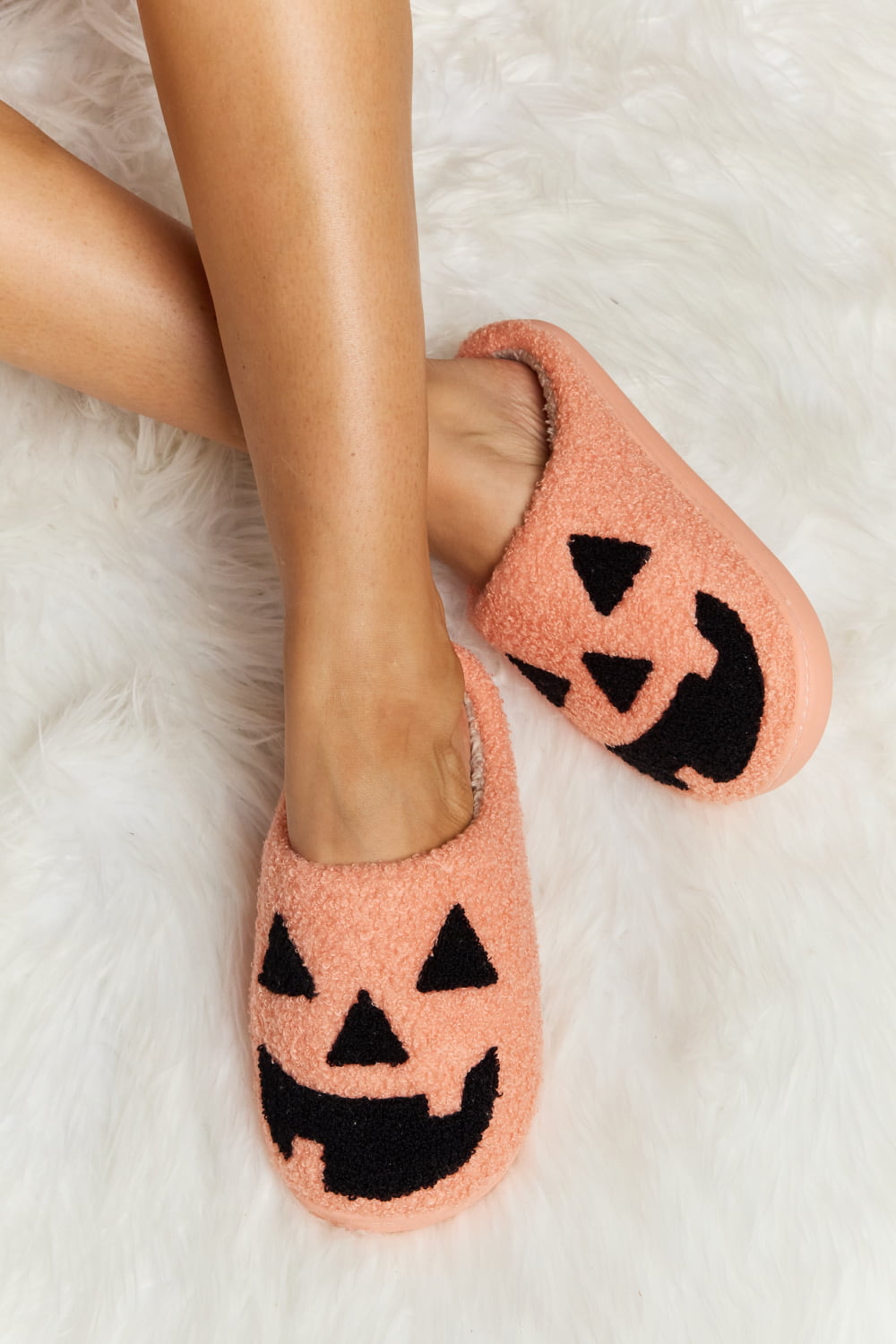 Printed Plush Slippers