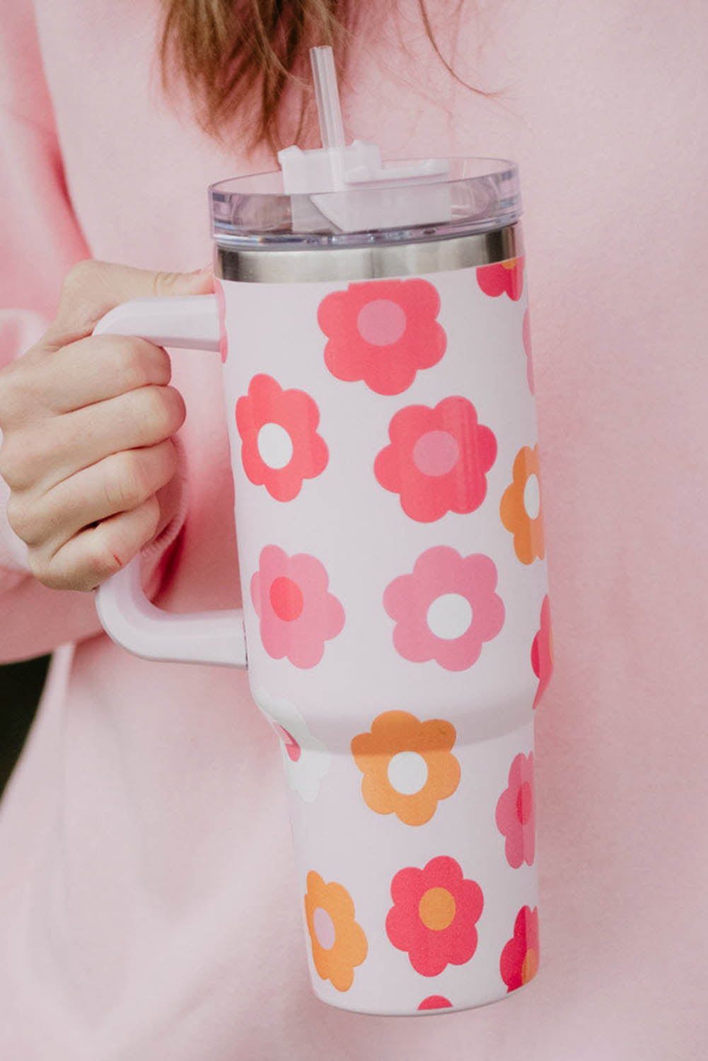 Flower Print Tumbler 40oz