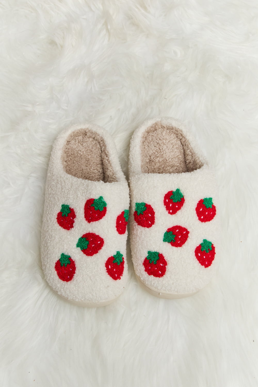 Printed Plush Slippers