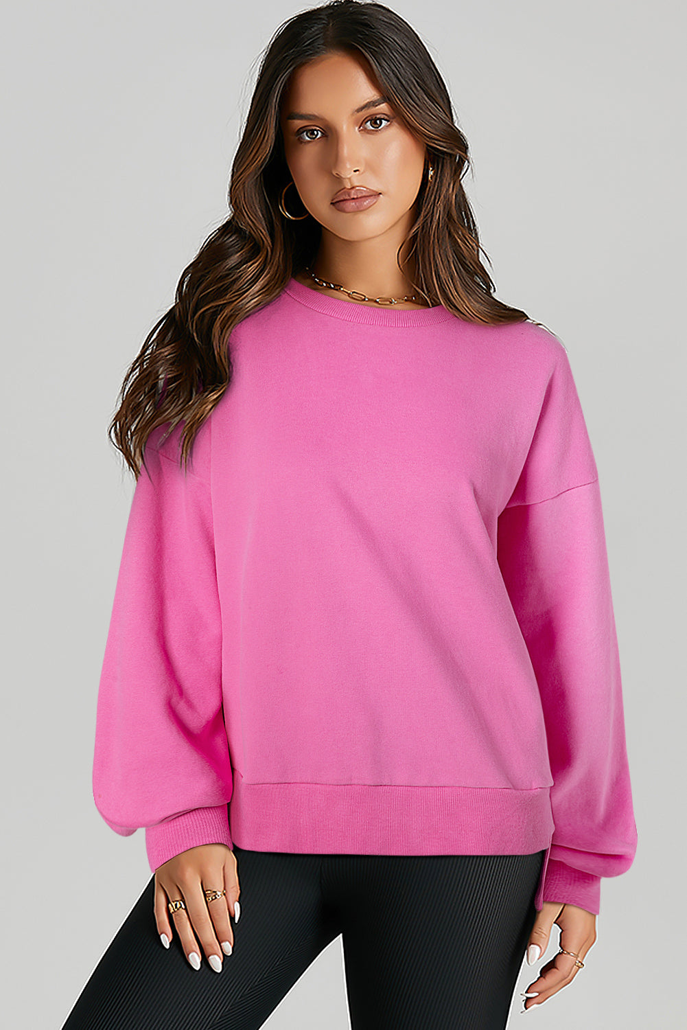 Fleece High Low Sweatshirt