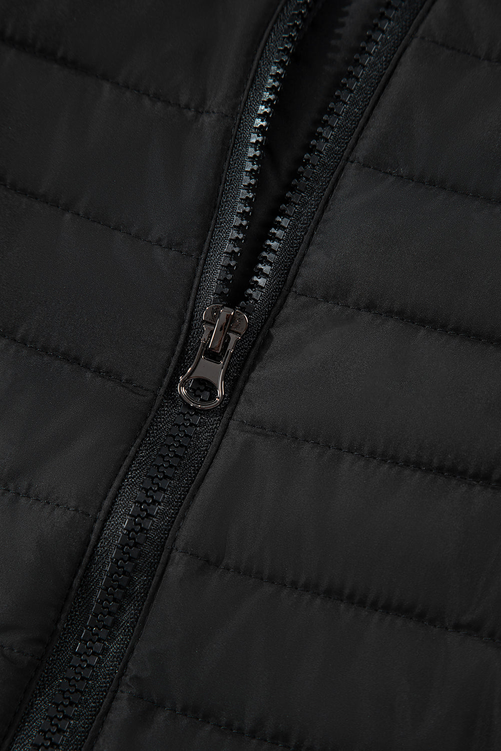 Quilted Zip-Up Puffer Jacket