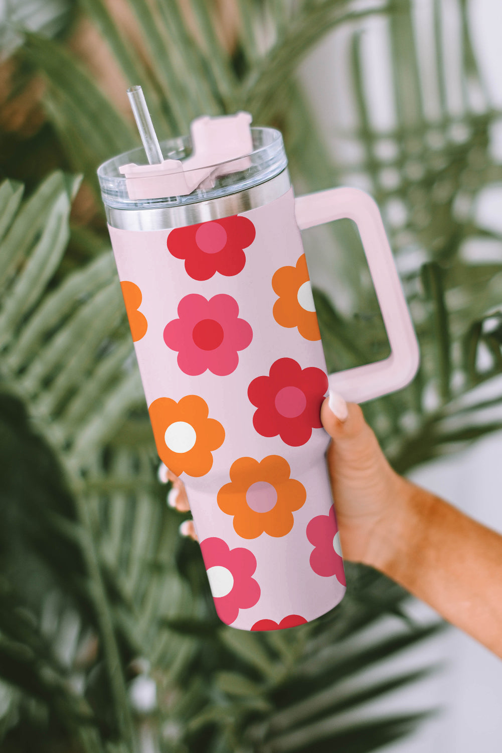 Flower Print Tumbler 40oz