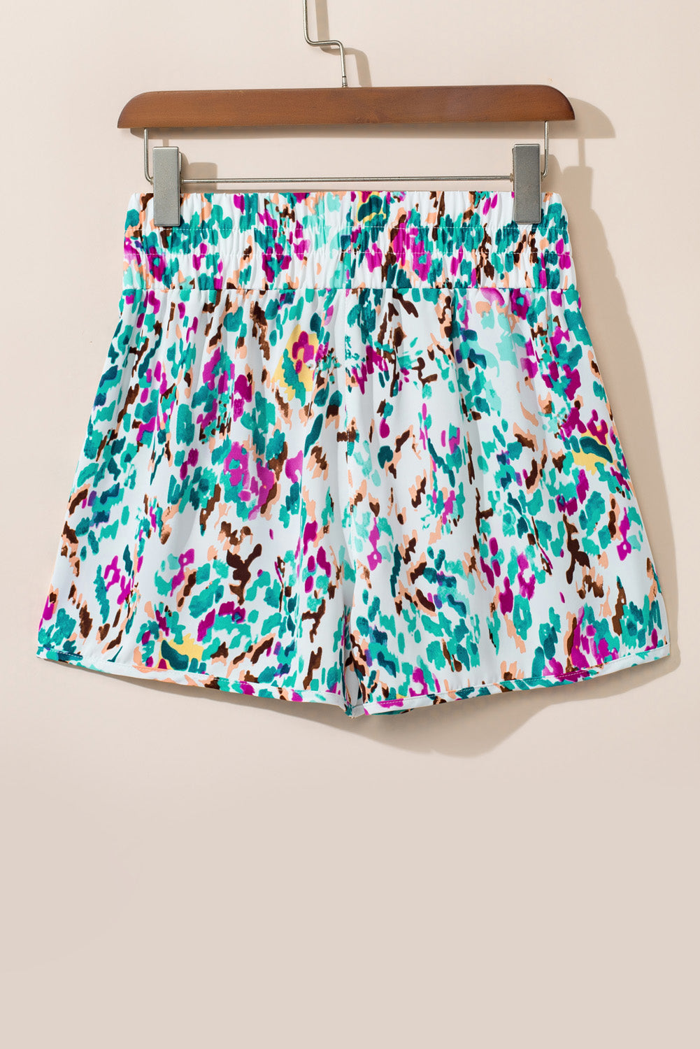 Multicolor High Waisted Shorts