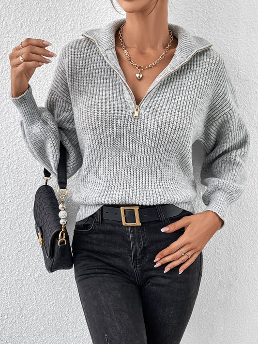 Honey Half-Zip Sweater