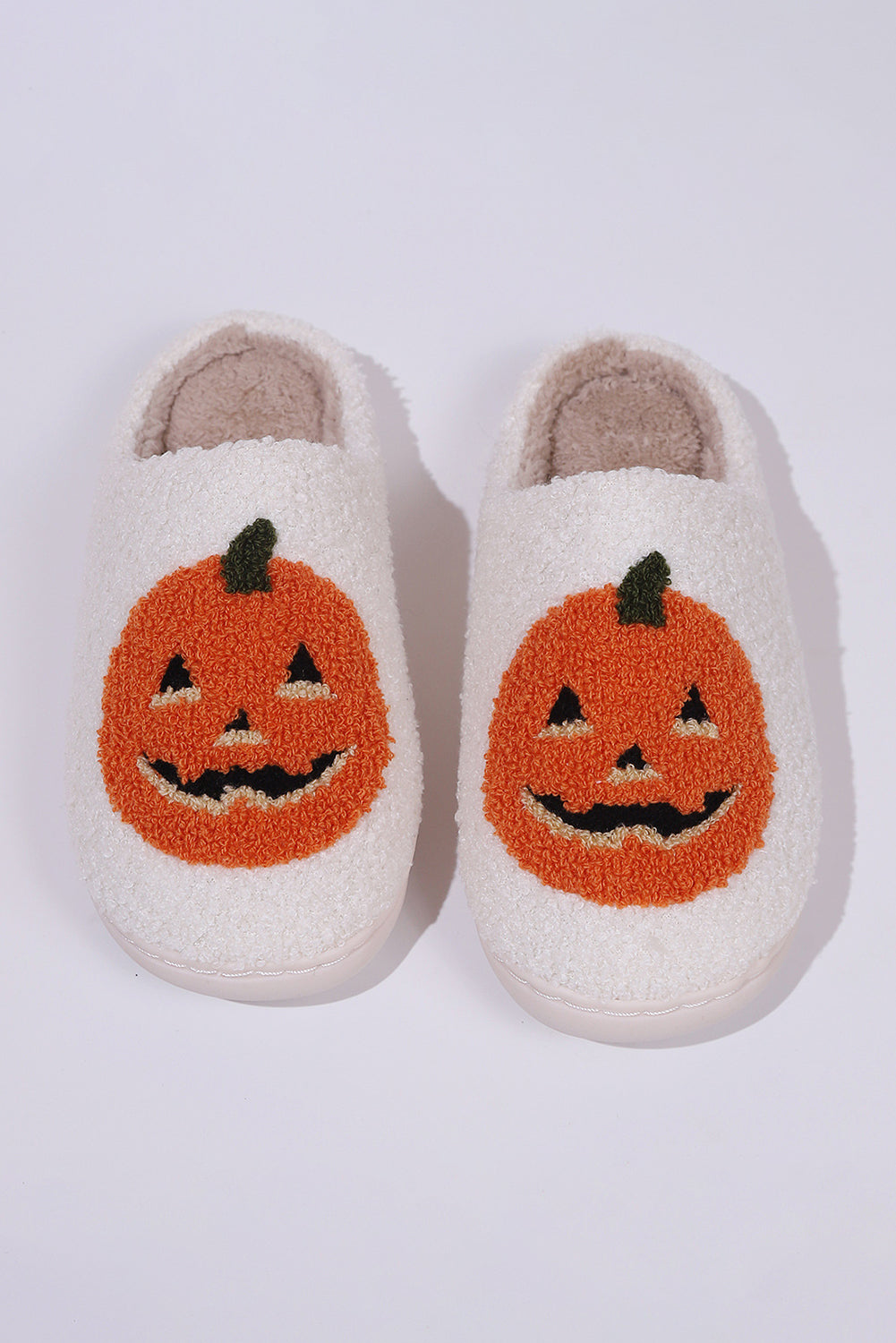 Halloween Pumpkin Plush Slippers