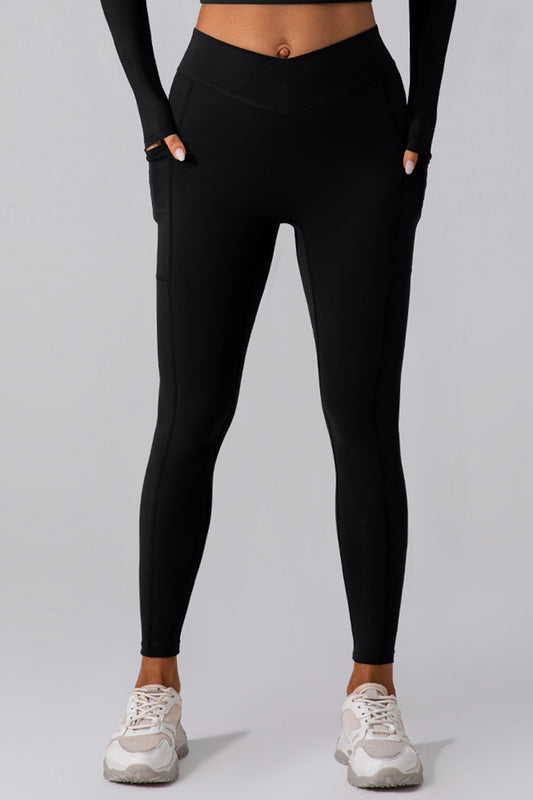 High Waist Active Leggings w/ Pockets