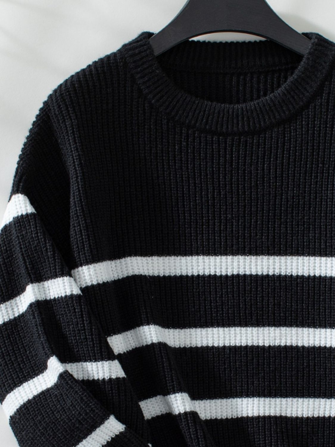 Striped Round Neck Sweater