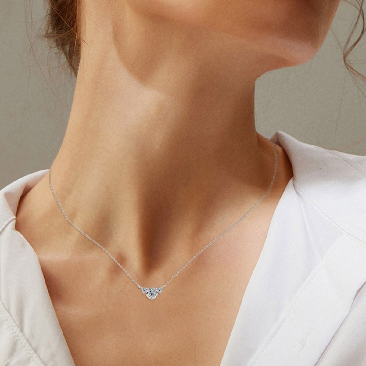 1.2 Carat Moissanite Necklace