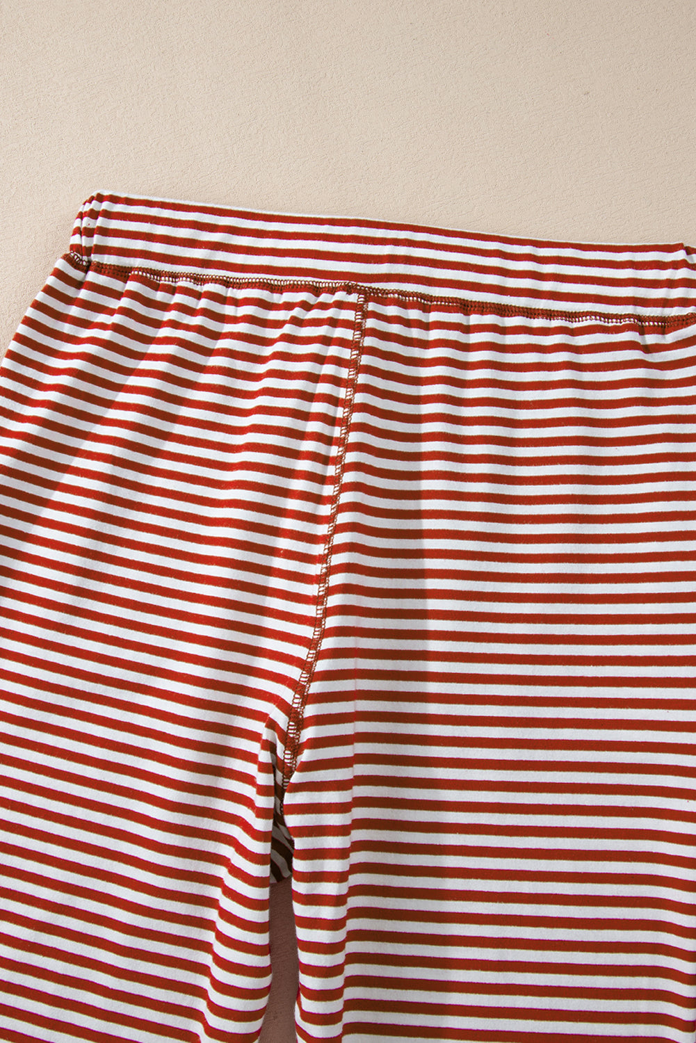 Red Stripe Top & Pants Set