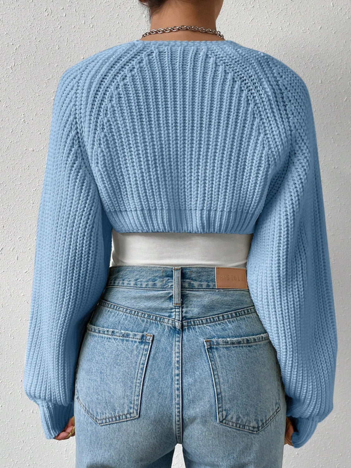 Honey Open Front Cropped Cardigan