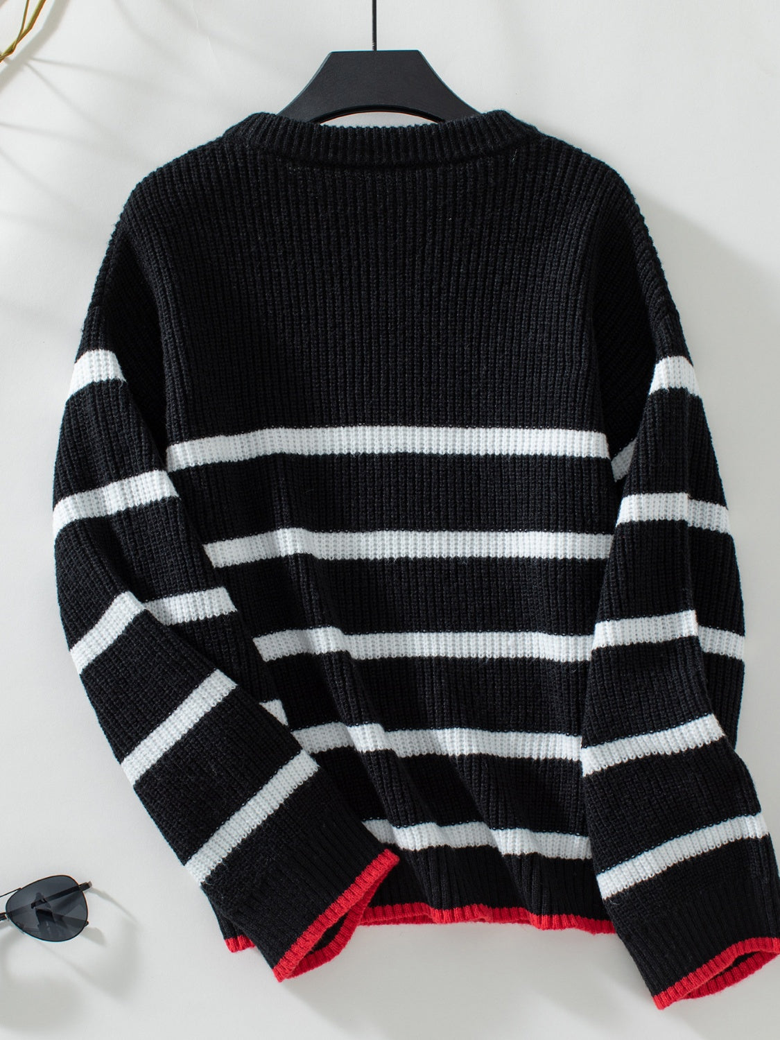 Striped Round Neck Sweater