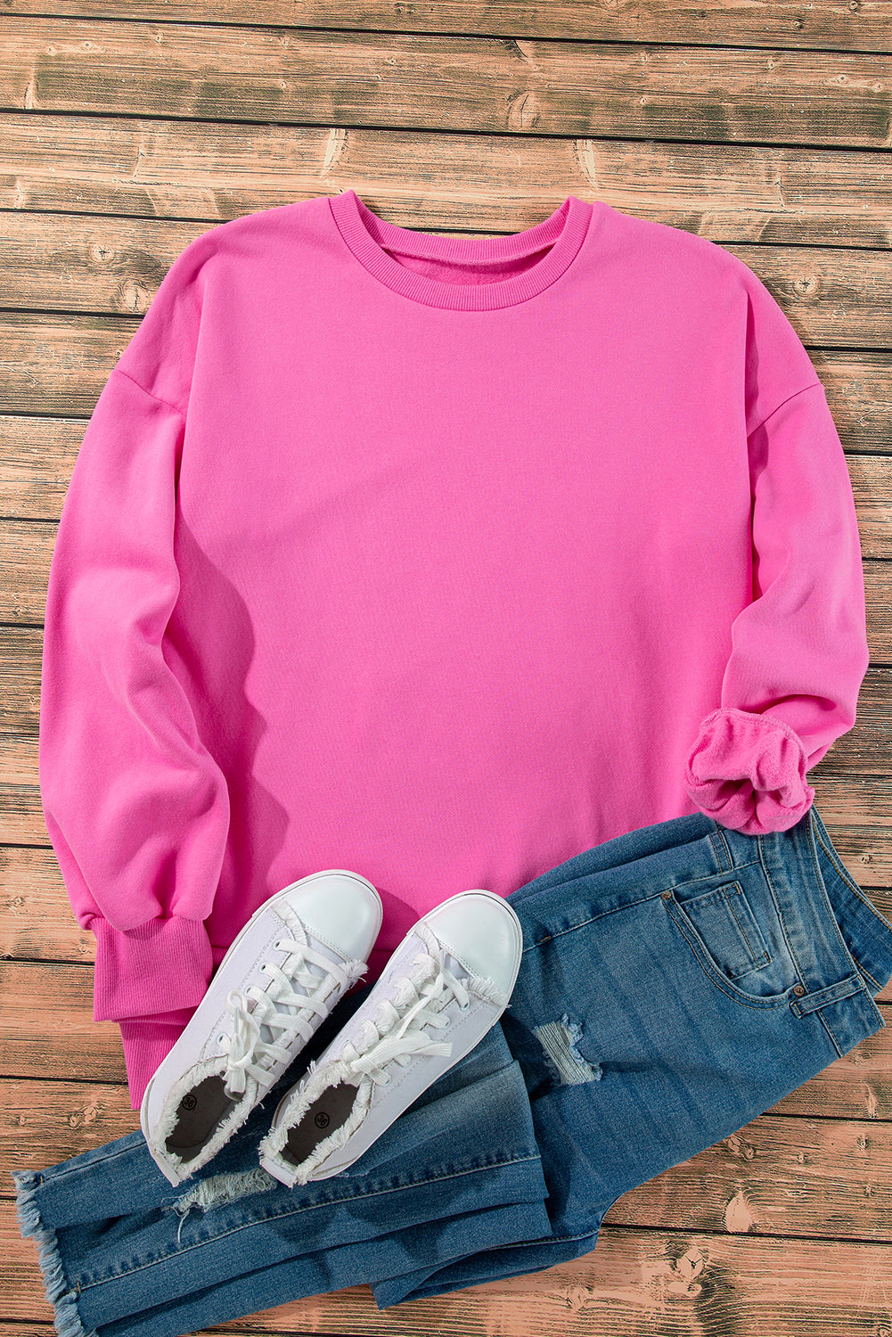 Fleece High Low Sweatshirt