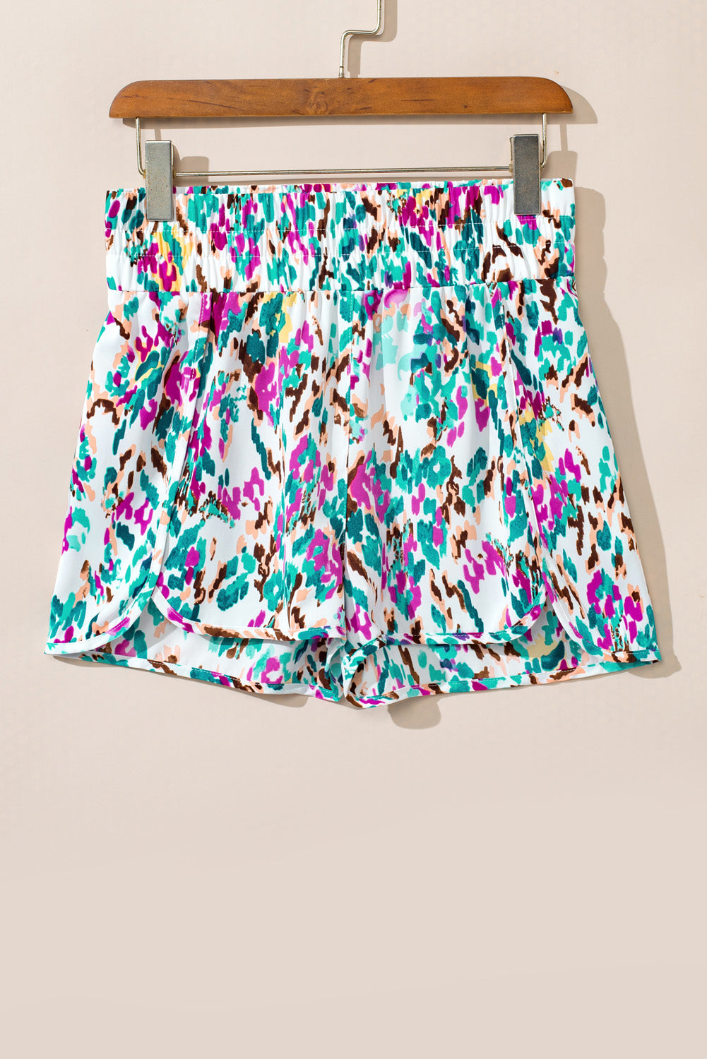 Multicolor High Waisted Shorts