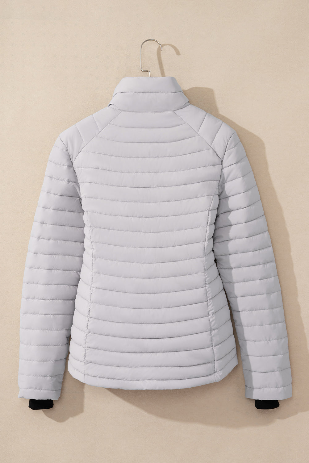 Quilted Zip-Up Puffer Jacket