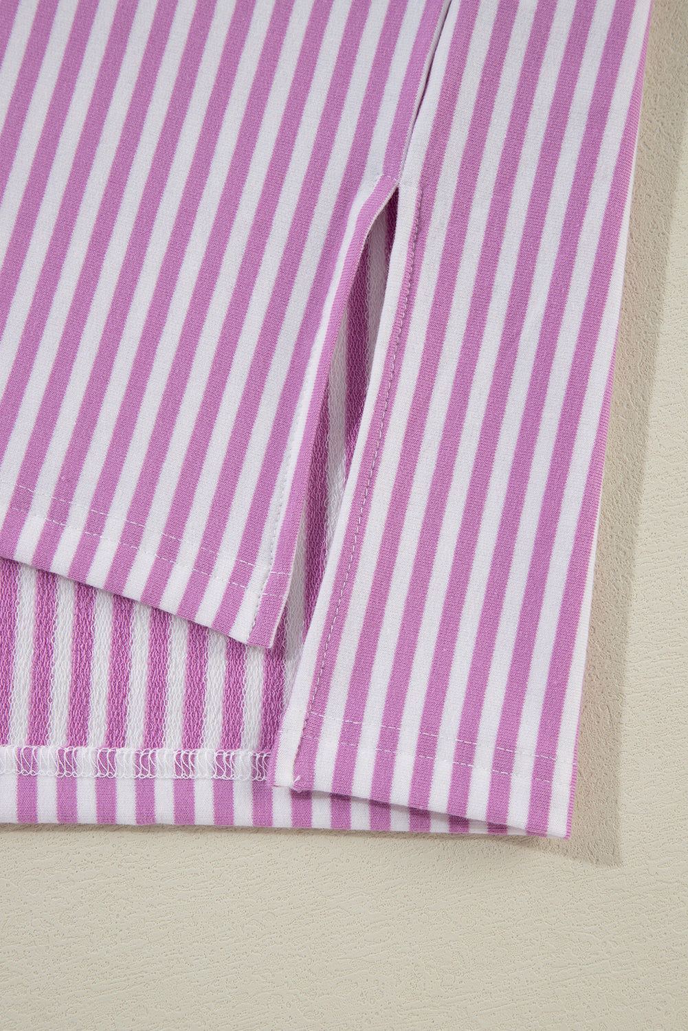 Plus Size Pink Stripe T-Shirt