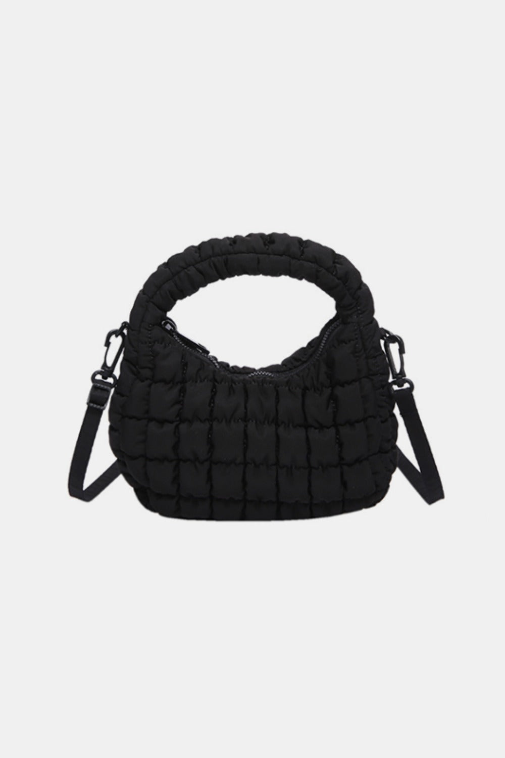 Quilted Puffy Crossbody Bag