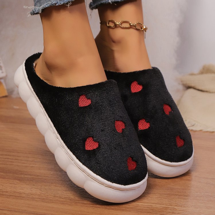 Heart Flat Slippers