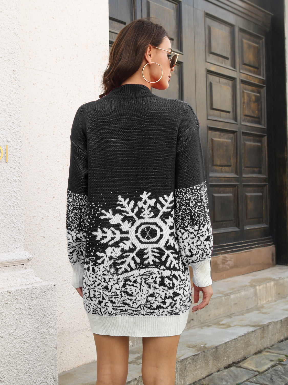 Snowflake Sweater Dress