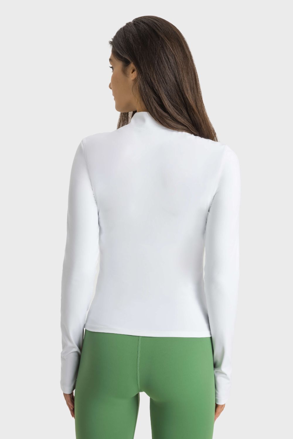 Half-Zip Long Sleeve Active Top