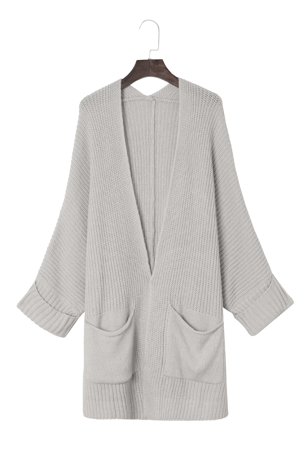 Oversized Open Front Cardigan