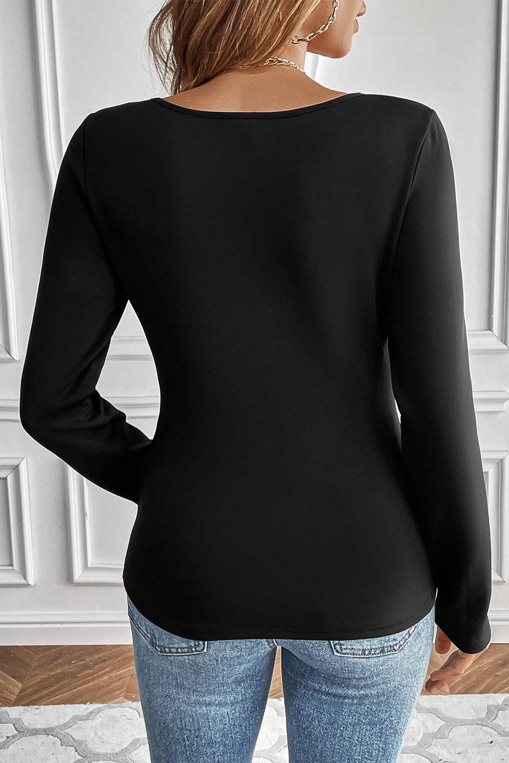 Scoop Neck Slim Fit Thermal Top