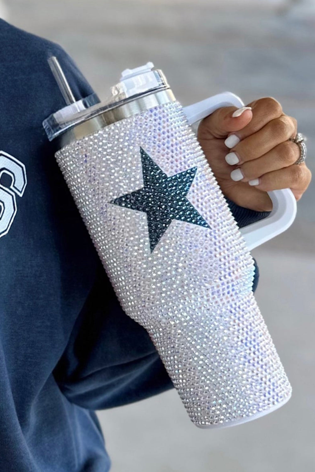 Star Full Rhinestone Tumbler 40oz