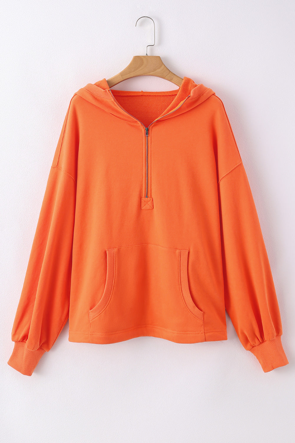 Kangaroo Half-Zip Oversized Hoodie