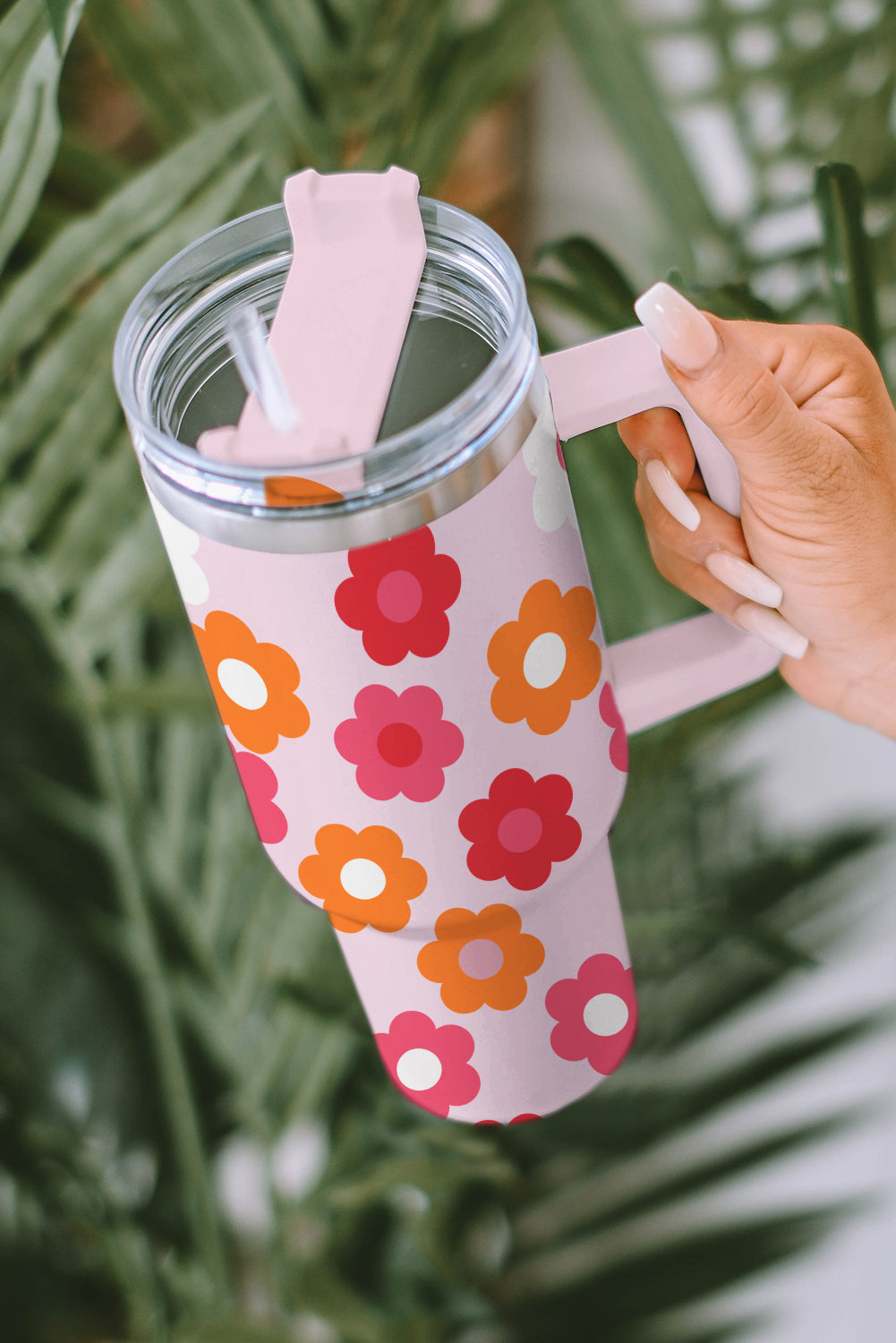 Flower Print Tumbler 40oz