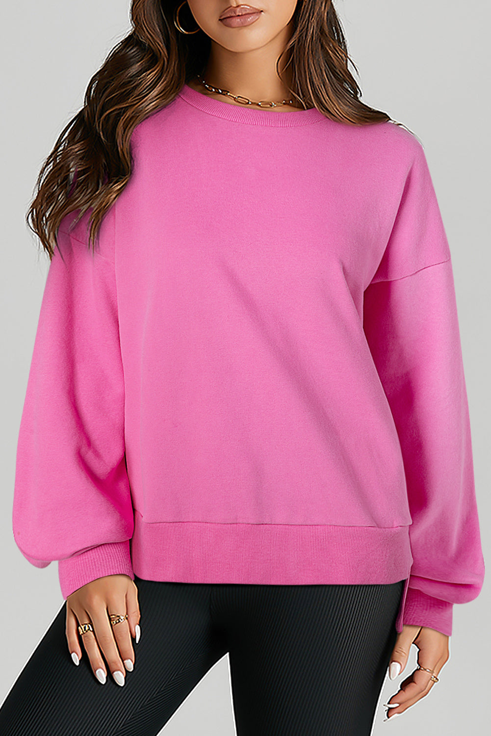 Fleece High Low Sweatshirt