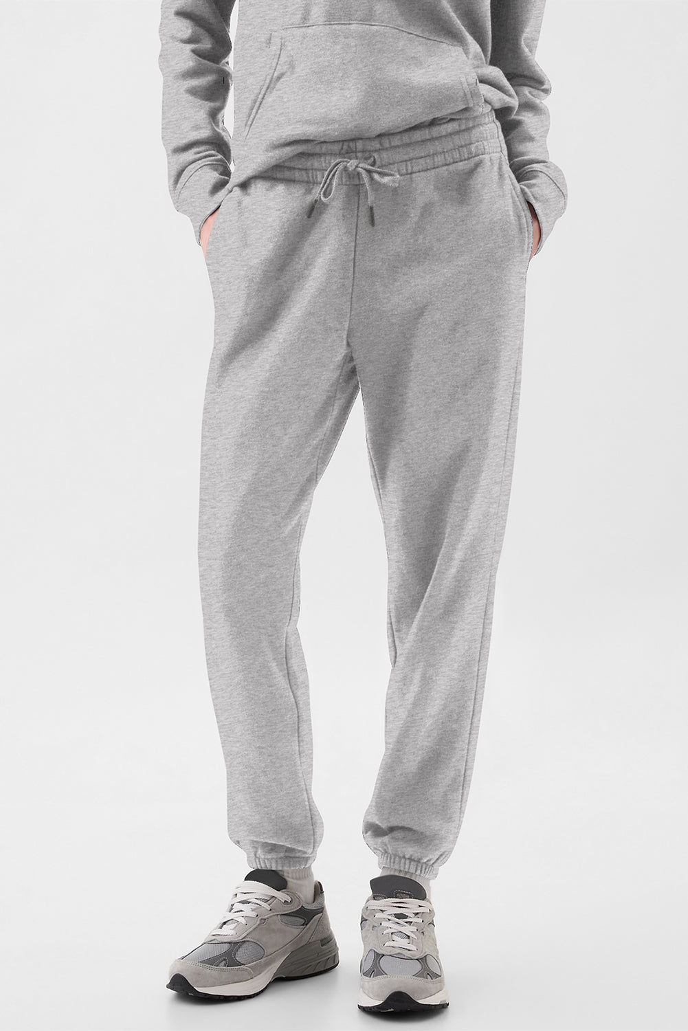 Fleece Lined Drawstring Waist Joggers