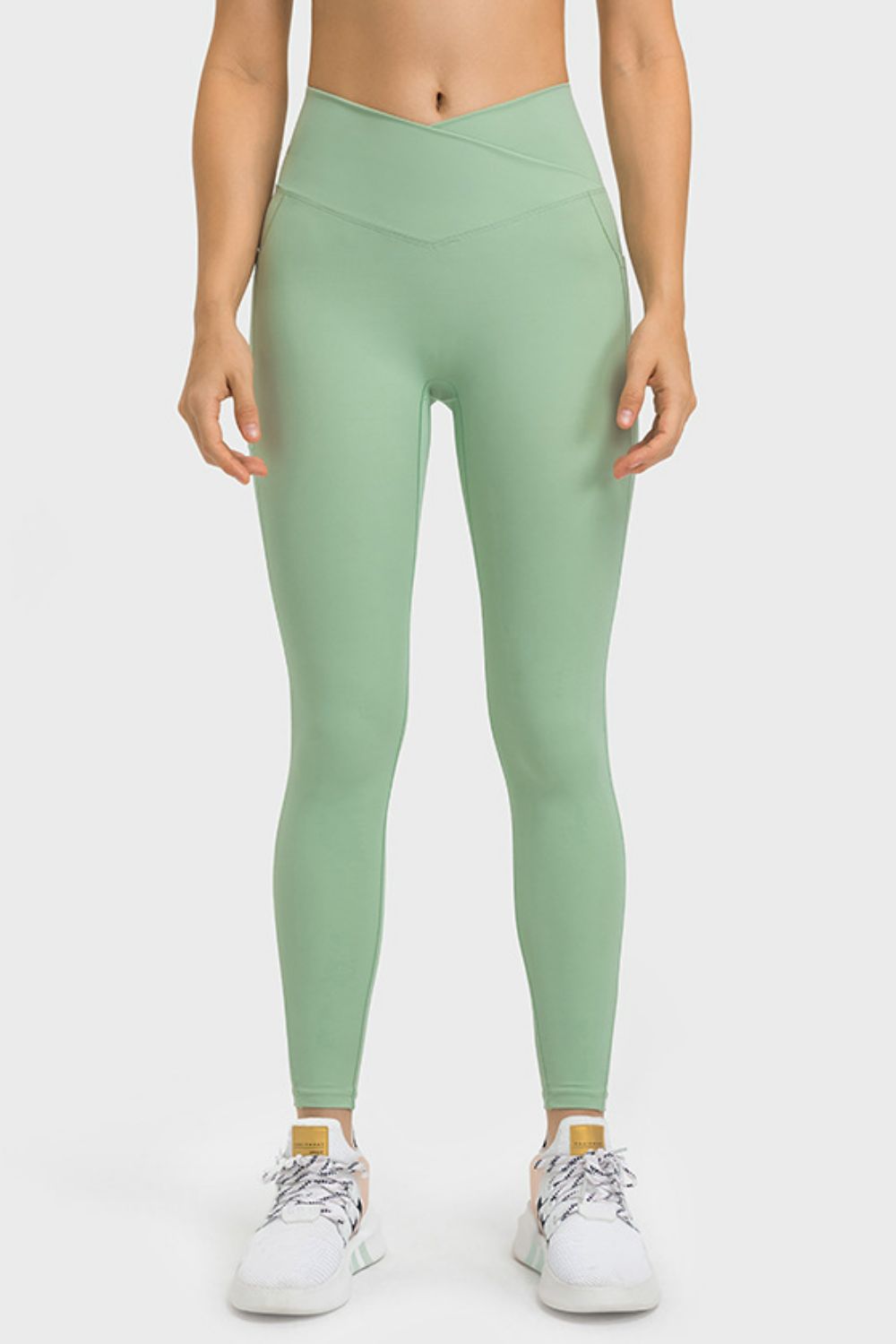 Crossover Active Leggings w/ Pockets