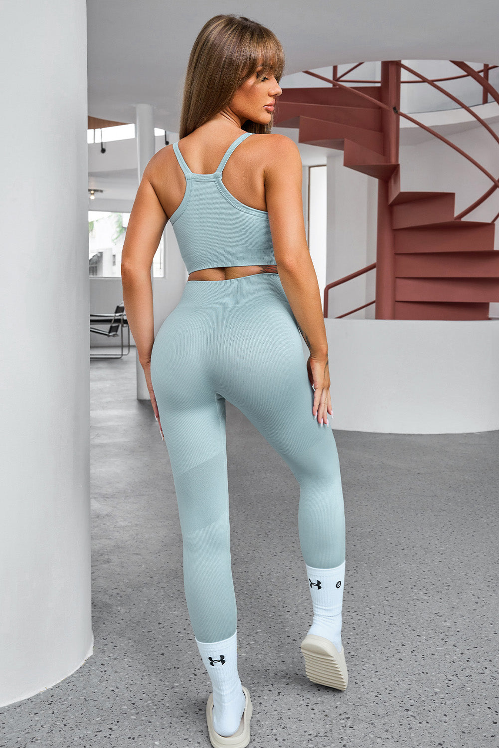 Cropped Top & Leggings Active Set