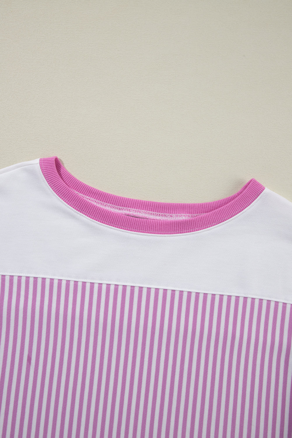 Plus Size Pink Stripe T-Shirt