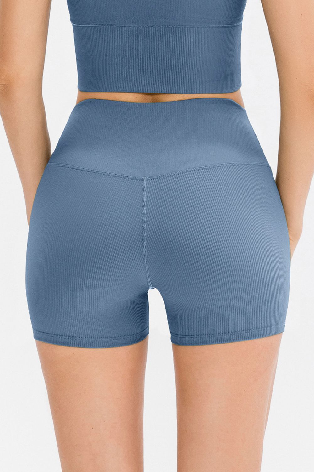 Wide Waistband Active Shorts