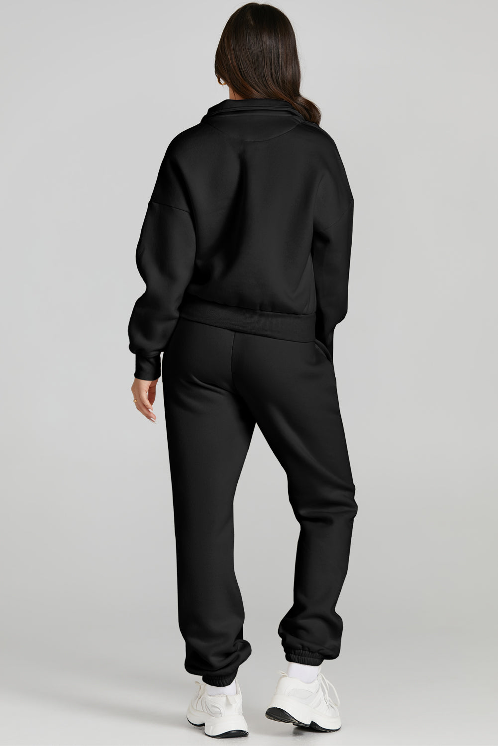 Quarter-Zip Top & Drawstring Pants Set