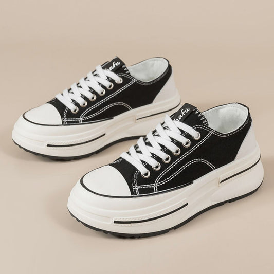 Tie-Up Platform Sneakers