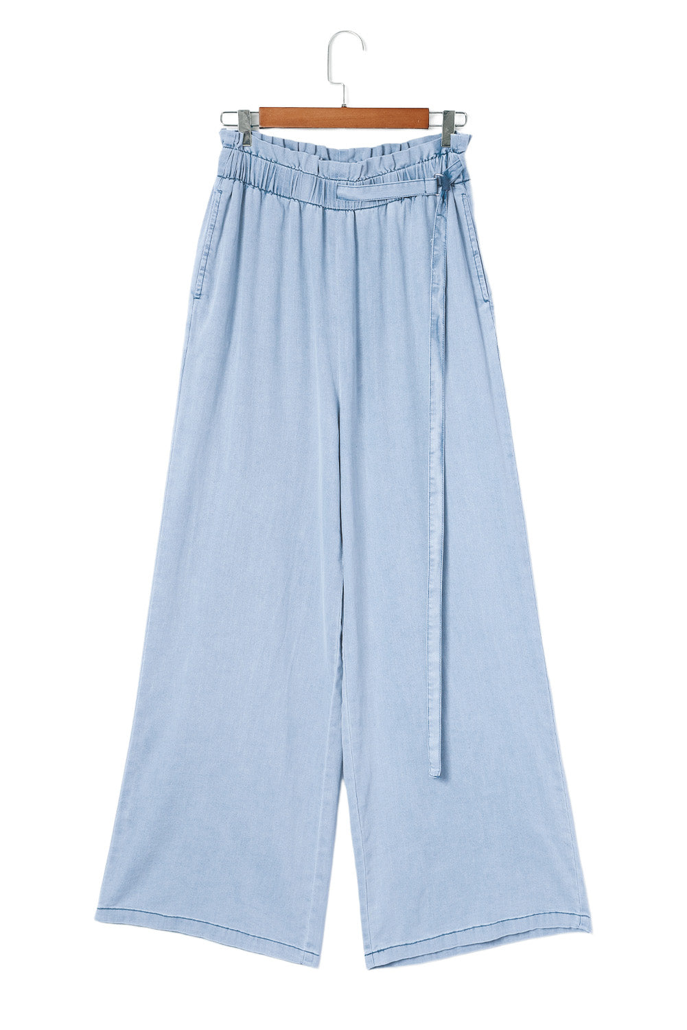 High Waist Wide Leg Tencel Jeans