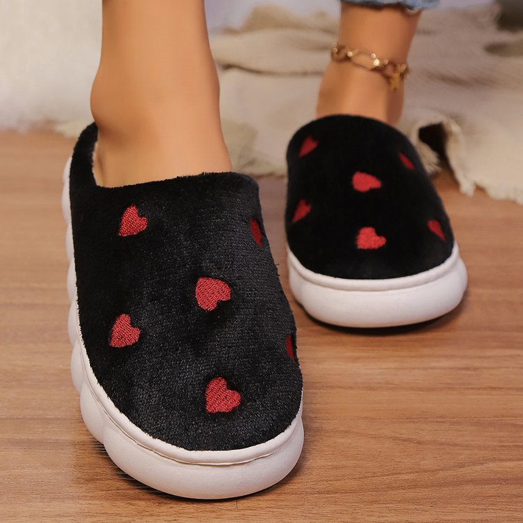 Heart Flat Slippers