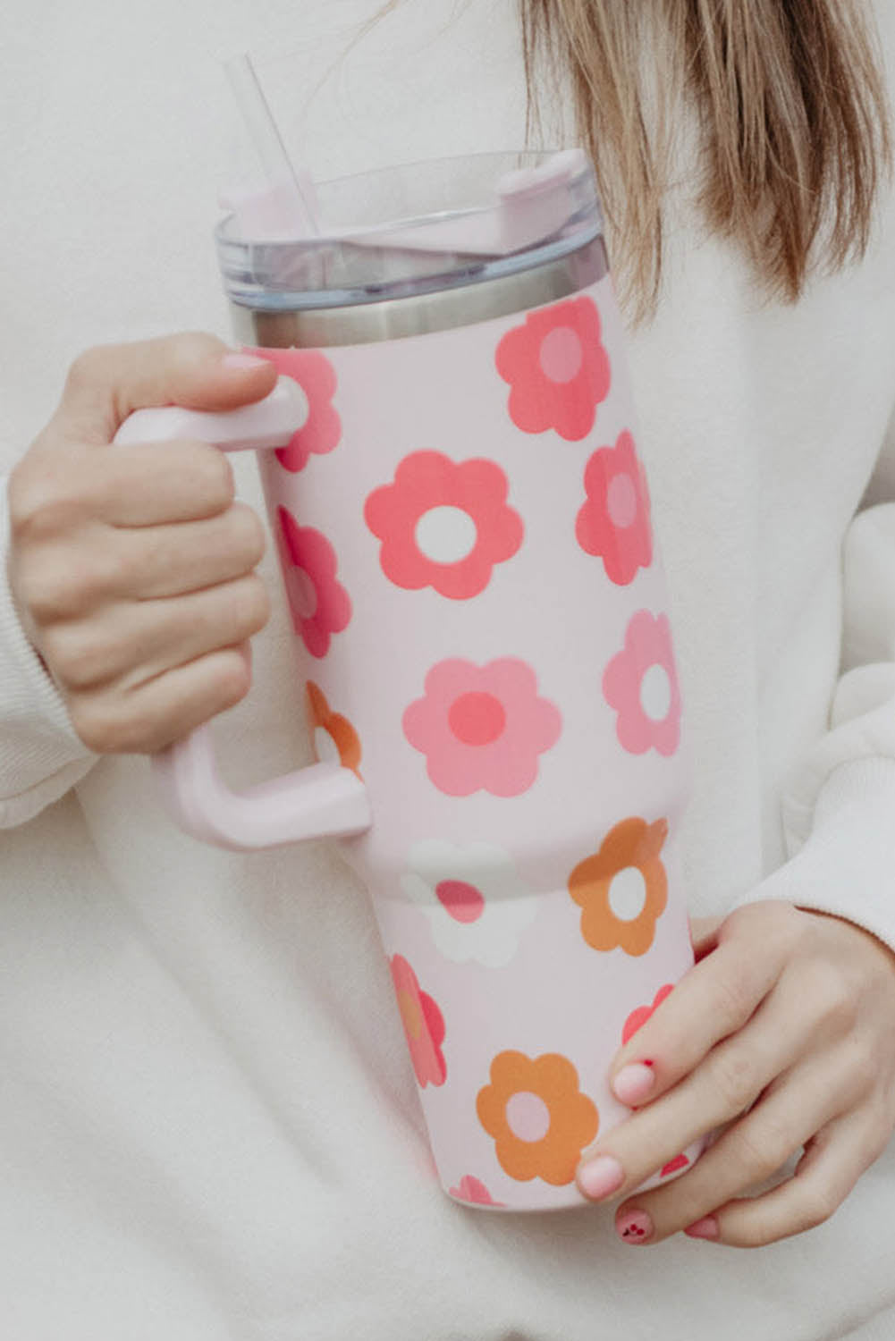 Flower Print Tumbler 40oz