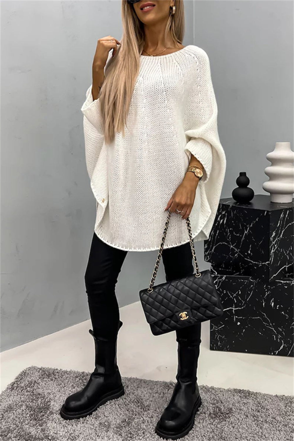 Batwing Sleeve Sweater