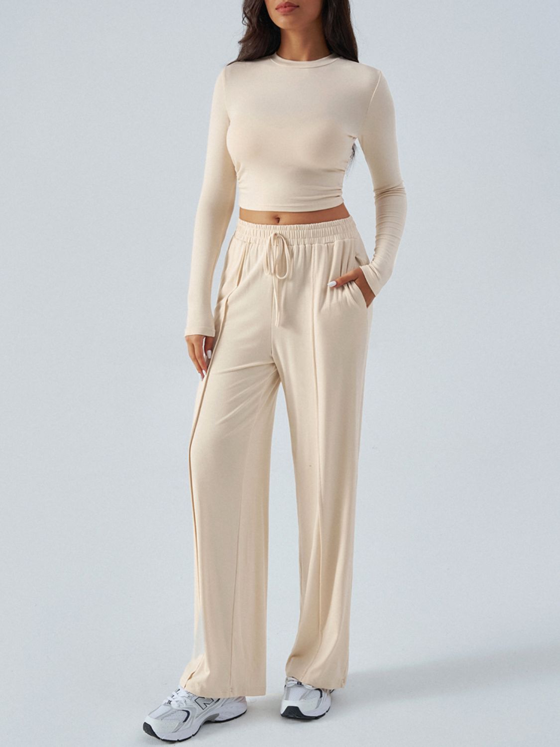 Devine Long Sleeve Top & Pants Set